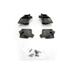 Retainer, battery hold-down, front (2)/ rear (2)/ CCS 3x12 (