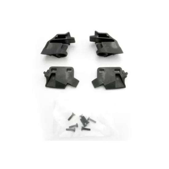 Retainer, battery hold-down, front (2)/ rear (2)/ CCS 3x12 (