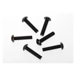 Screws, 4x18mm button-head machine (hex drive) (6), TRX3929