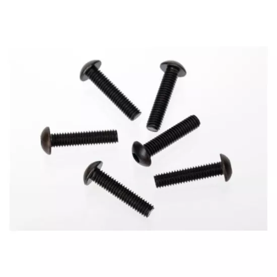 Screws, 4x18mm button-head machine (hex drive) (6), TRX3929
