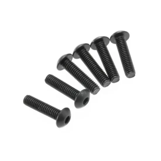 Screws, 4x16mm button-head machine (hex drive) (6)