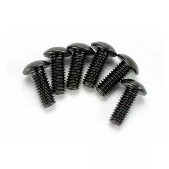 Screws, 4x12mm button-head machine (hex drive) (6)