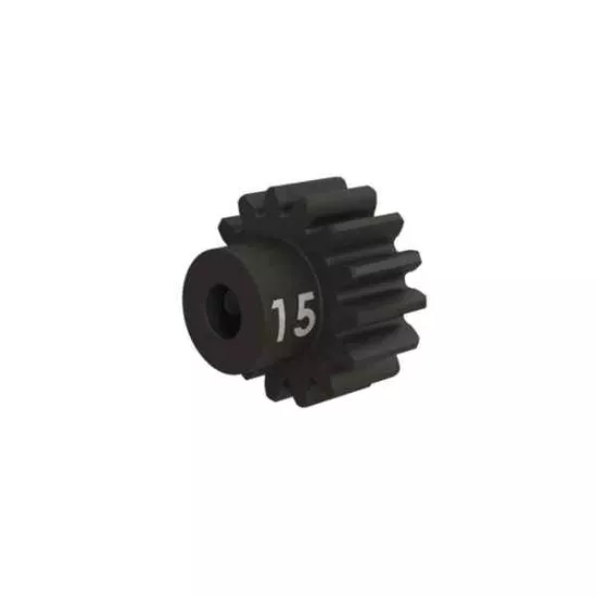 Gear, 15-T pinion (32-p), heavy duty (machined, hardened ste, #TRX3945X