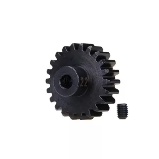 Gear, 22-T pinion (32-p), heavy duty (machined, hardened ste, #TRX3952X