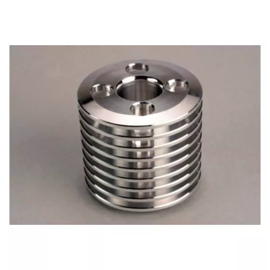 Cooling head, TRX .15 engine (machined aluminum) (Stock Nitr