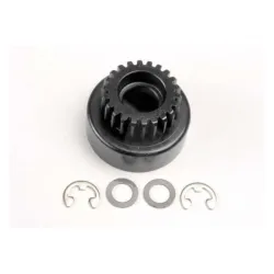 Clutch bell, (22-tooth)/ 5x8x0.5mm fiber washer (2)/ 5mm E-c, TRX4122