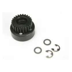 Clutch bell, (24-tooth)/ 5x8x0.5mm fiber washer (2)/ 5mm E-c, TRX4124