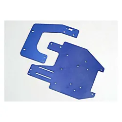 Chassis plates, T6 aluminum (front & rear), TRX4130