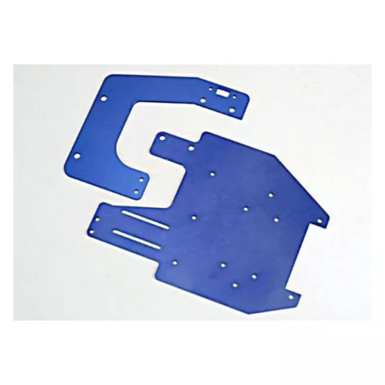 Chassis plates, T6 aluminum (front & rear), TRX4130