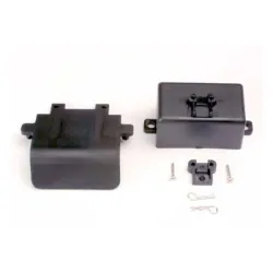 Bumper (rear)/ battery box/ body clips (2), EZ-Start mount,, TRX4132