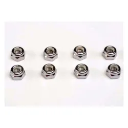 Nuts, 5mm nylon locking (8)