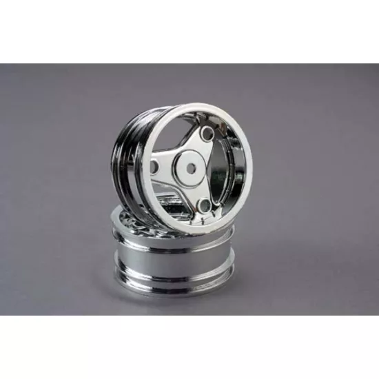 Wheels, chrome, three-spoke (2), TRX4372