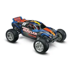 Traxxas Nitro-Rustler 2.4GHz TQi TSM, Silver blauw