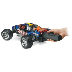Traxxas Nitro-Rustler 2.4GHz TQi TSM, Silver blauw
