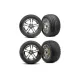 Traxxas Nitro-Rustler 2.4GHz TQi TSM, Silver blauw