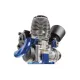 Traxxas Nitro-Rustler 2.4GHz TQi TSM, Silver blauw