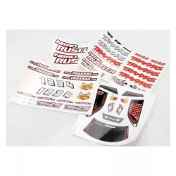 Decal sheets, Nitro Rustler, TRX4413X