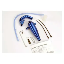 Aluminum tuned pipe & header (complete w/mounting hardware)