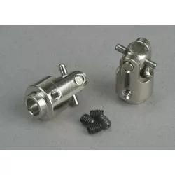 Differential output yokes, hardened steel (w/ U-joints) (2), TRX4628X