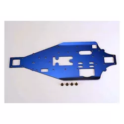 Lower chassis, 2.5mm aluminum (blue)