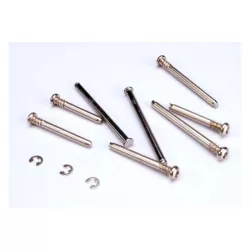 Suspension screw pin set, hardened steel (hex drive)