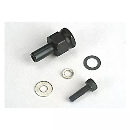 Adapter nut, clutch/ 3x10mm cap screw/washer/ split washer (