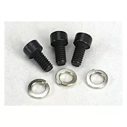 Screws, 2x4mm caphead machine (hex drive) (3) w/lockwashers, TRX4849