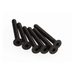 Screws, 3x25mm countersunk machine (hex drive) (6), TRX4858