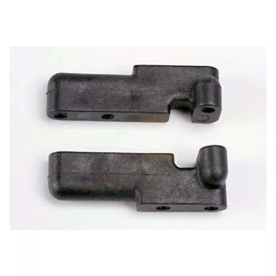 Servo mounts, steering/ shift (f&r) (black), TRX4918