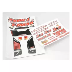 Decal sheets, T-Maxx 3.3 (long wheelbase) (model 4908)