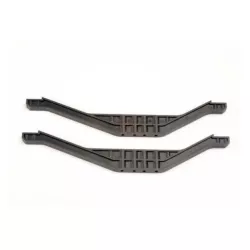 Chassis braces, lower (2) (black), TRX4923