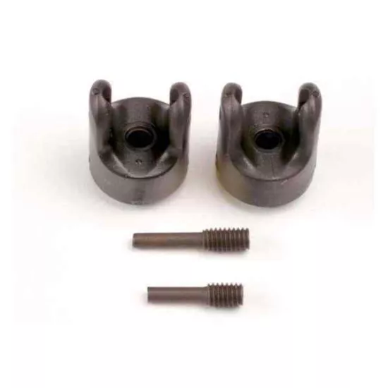 Transmission output yokes (heavy-duty) (2)/ set screw yoke p, TRX4927X