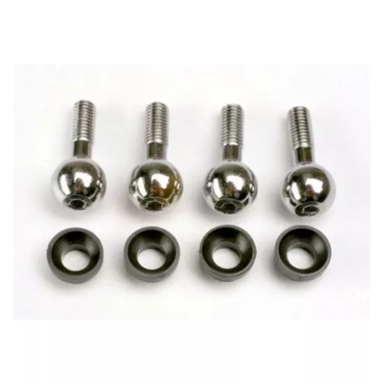 Pivot balls (4)/ pivot ball cap bushings (4), TRX4933