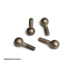 Pivot balls, hard-anodized 7075-T6 aluminum (4)/ pivot ball, TRX4933X