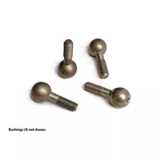 Pivot balls, hard-anodized 7075-T6 aluminum (4)/ pivot ball, TRX4933X