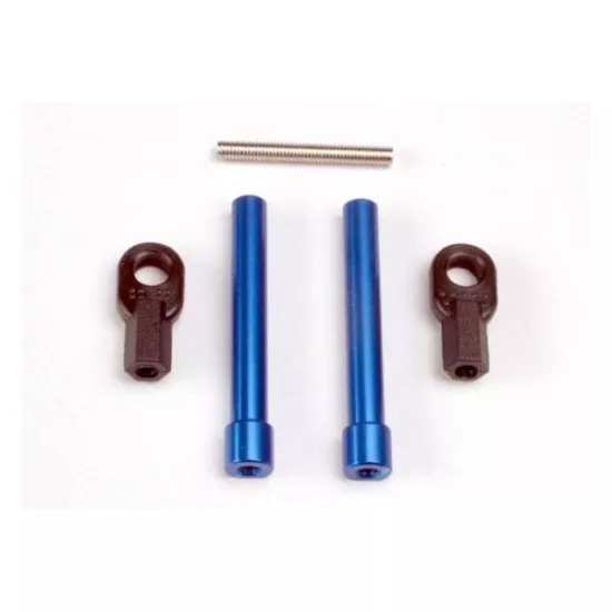 Bellcrank posts, aluminum (2)/ steering link threaded rod (3, TRX4944