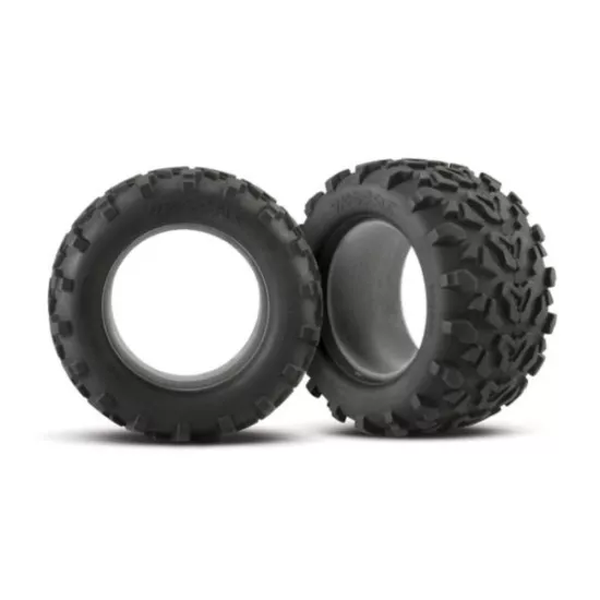 Tires, T-Maxx 3.8 (6.3 outer diameter (160mm)) (2) (fits Rev, TRX4973