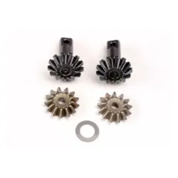 Diff gear set: 13-T output gear shafts (2)/ 13-T spider gear, TRX4982