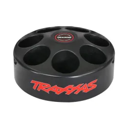 Spinning carousel rack shock oil