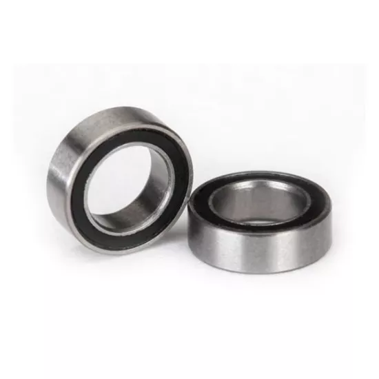 Ball bearings, black rubber sealed (5x8x2.5mm) (2), TRX5114A