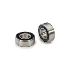 Ball bearing, black rubber sealed, stainless (5x11x4mm) (2)