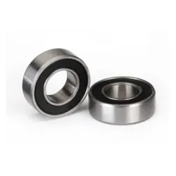 Ball bearings, black rubber sealed (6x12x4mm) (2), TRX5117A