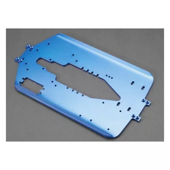 Chassis, T-Maxx, long wheelbase (extended 30mm) (6061-T6 alu, TRX5122X