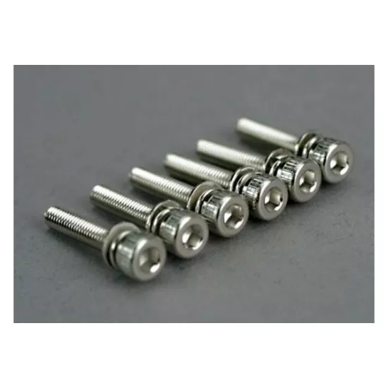Screws, 3x15mm cap-head machine (hex drive) (with split and