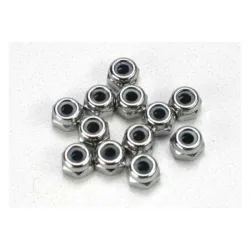 Nuts, 2.5mm nylon locking (12)