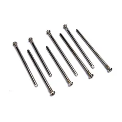 Suspension screw pin set, hardened steel (hex drive)