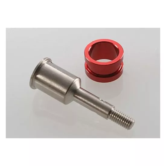 Stub axle, (1)/ axle sleeve (1) Revo/Maxx (steel constant-ve, TRX5166