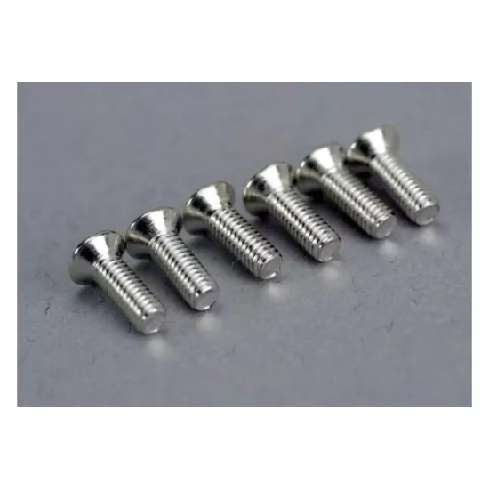 Screws, 2.6x8mm countersunk machine (6), TRX5169