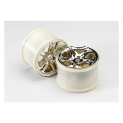 Wheels, SS (split spoke) 3.8 (chrome) (2) (use with 17mm spl