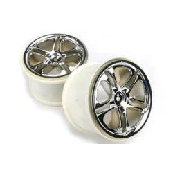 Wheels, SS (split spoke) 3.8 (chrome) (2) (fits Revo/Maxx se, TRX5172X